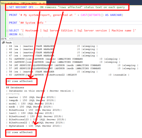 Creating Markdown Reports From Sql Server Queries – Jenx.si